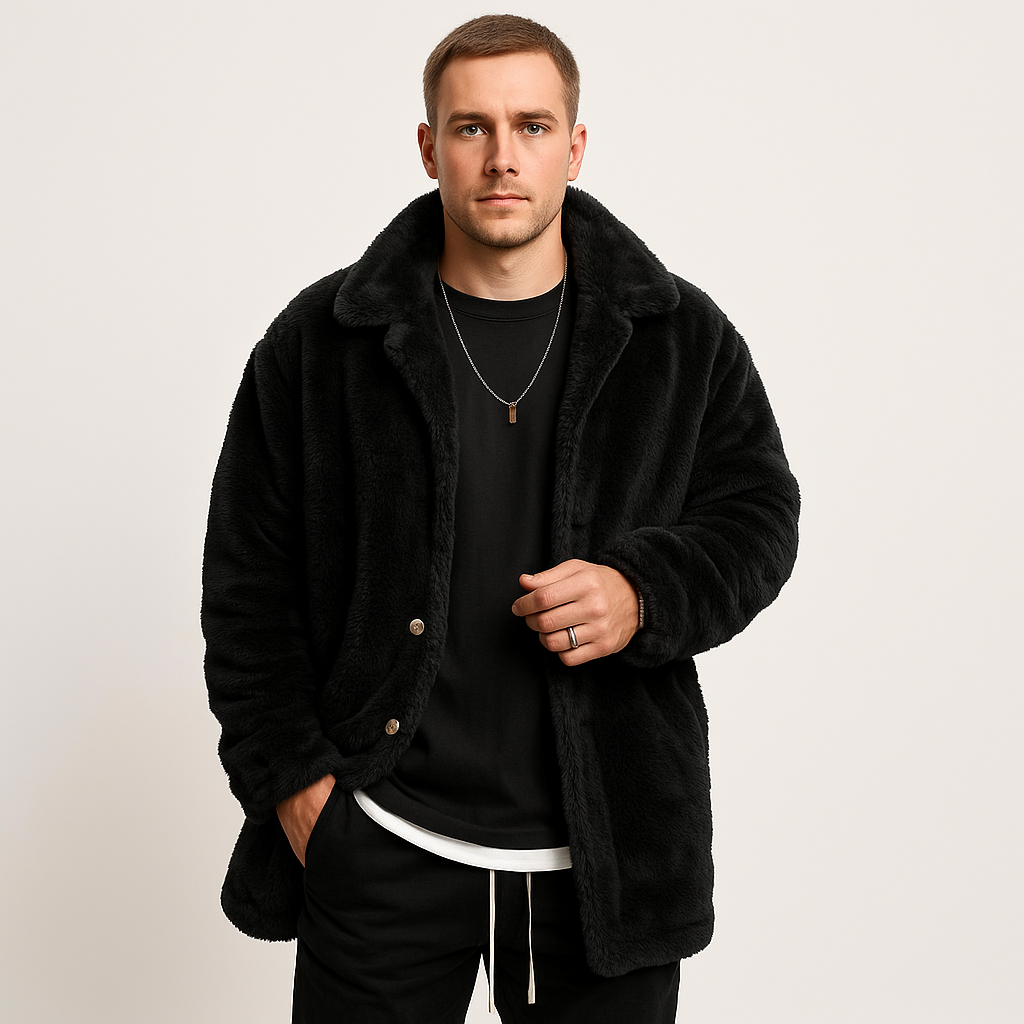 Classic Casual Overcoat for Men Stylish and Warm